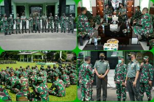 Waasops dan Waaspers Kasad Berikan Arahan dan Cek Kesiapan Yonif 315/Garuda