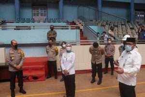 Pastikan Persiapan, Pj Gubernur Tinjau Lokasi Rencana Vaksinasi Massal Jambi