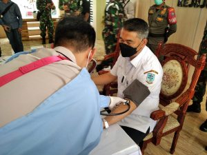 Fasha Donorkan Darah-nya di HUT POMAD Jambi