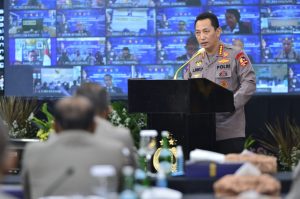 Rakernis Gabungan 4 Divisi, Kapolri Minta Penguatan Transformasi Menuju Polri Presisi