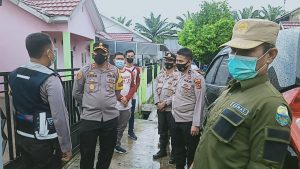 Kapolres Muarojambi Kunjungi Pasien Covid -19 yang Isolasi Mandiri