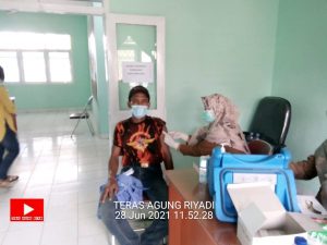 Anggota Pemuda Pancasila Muarojambi di Vaksinasi Sinovac Tahap Pertama