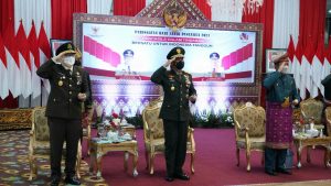 Pangdam II/Sriwijaya Bersama Forkopimda Sumsel Ikuti Upacara Hari Lahir Pancasila