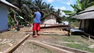 Selain Peningkatan Badan Jalan, TMMD Kodim Sarko Akan Bedah Rumah