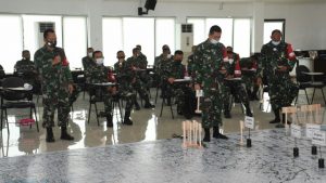 Wadan Seskoad Meninjau Latihan Posko I Tingkat Korem Pasis Dikreg LX