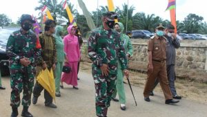 Danrem 042/Gapu Tinjau Lokasi TMMD 111 Kodim Sarko