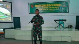 Jalin Keakraban, Dandim Kerinci Gelar Komsos dengan Tokoh Mayarakat