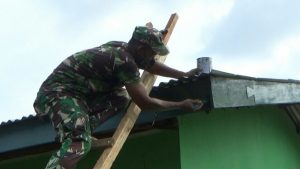 Satgas TMMD Lakukan Peremajaan Bangunan Paud