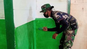 Satgas TMMD Kodim Sarko Maksimalkan Pengerjaan Bedah Rumah