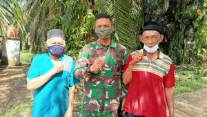 Satgas TMMD Kodim Sarko Ajak Warga Patuhi Prokes