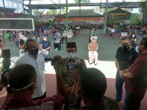 Pemkot Jambi Apresiasi Pelaksanaan Serbuan Vaksinasi di Makorem 042/Gapu