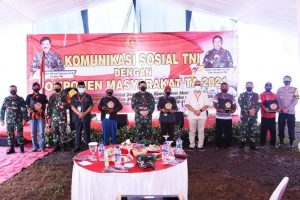 Aster Panglima TNI : Komsos TNI Dengan Masyarakat Cidahu Merupakan Bagian Binter di Era Pandemi Covid-19