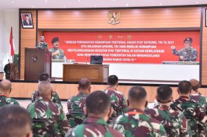 Aster Panglima TNI : Satkowil TNI Perlu Miliki Kemampuan Memanajemen Teritorial Hadapi Covid-19