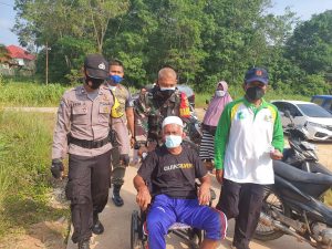 Teladani Jiwa Patriotisme, Babinsa Siap Sukseskan Program Pekan Vaksinasi Lansia