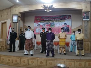 Dandim Sarko Ikuti Upacara Hari Lahir Pancasila Secara Virtual