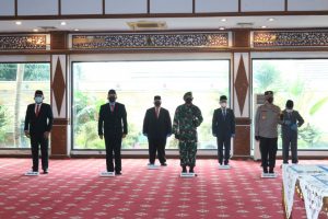 Danrem 042 Gapu Hadiri Pelantikan Wali dan Wakil Wali kota Sungaipenuh