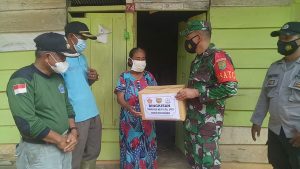 Serbuan Teritorial, Dansatgas Berbagi Tali Asih Untuk Warga Miskin