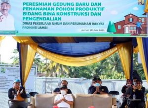 Kadis PUPR Provinsi Jambi Resmikan Gedung Bidang Bikondal