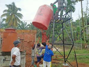 TMMD Kodim Sarko Wujudkan Impian Warga Miliki MCK Untuk Mushola