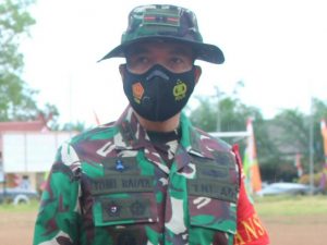 Dansatgas TMMD 111 Kodim 0420 Ingatkan Warga Patuhi Disiplin Prokes Meski Sudah di Vaksin