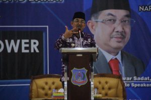 Bupati Tanjab Barat Hadiri dan Buka Man Power Fest 1 Tahun 2021