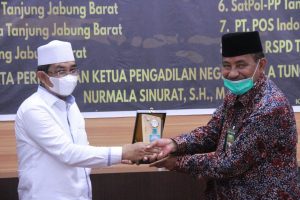 Kedatangan Ketua Pengadilan Negeri Kualatungkal Disambut Bupati Tanjab Barat