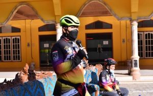 Isi Akhir Pekan dengan Gowes, Wali Kota Jambi juga Edukasi Pentingnya Prokes