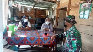 Anggota Satgas Selalu Ingatkan Warga Terapkan Prokes Dimasa Pandemi