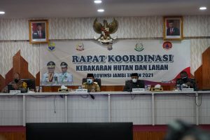 Danrem 042/Gapu : Tetap Waspada Karhutla, Meski Posisi 2021 Masih Aman