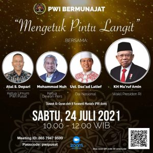PWI Bermunajat ‘Mengetuk Pintu Langit’