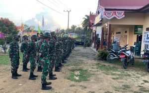 Satgas TMMD Awali Aktivitas Dengan Doa dan Apel Pagi