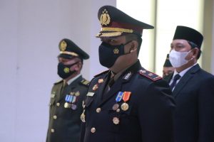 Wakapolres Tanjab Barat Pimpin Upacara dan Syukuran HUT Bhayangkara ke 75