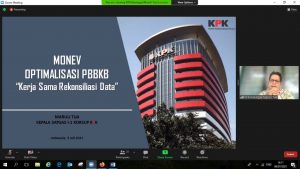 KPK Monev dengan Empat Pemda dan PT Pertamina Dorong Penarikan PBBKB