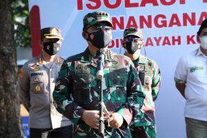 Panglima: TNI-Polri Bantu Siapkan Fasilitas Isoman dan Isoter Di Setiap Wilayah