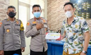 Polres Bungo Terima Bantuan Alat Rapid Antigen