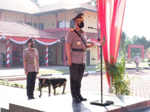 Upacara Pembukaan Pendidikan dan Pembentukan Bintara Polri TA.2021 Polda Jambi