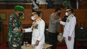 Danrem 042 Gapu Hadiri Rapurna tentang Penyampaian Pidato Perdana Gubernur Jambi Terpilih