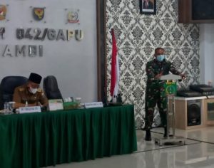Korem 042/Gapu Gelar FGD Tentang Pencegahan Karhutla di Provinsi Jambi