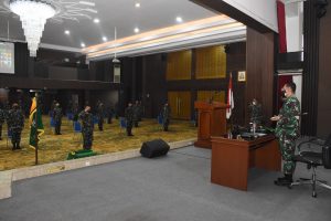 Danseskoad Kukuhkan Pengurus Senat Pasis Dikreg LXI Seskoad TA 2021