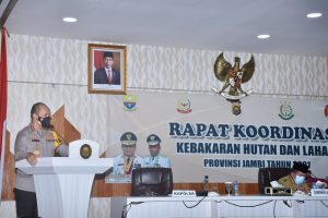 Polda Jambi Mengambil Langkah Pembuatan Kanal untuk Penanganan Karhutla 2021