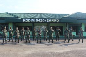 Dandim 0420 Sarko Resmi Lepas Bintara Remaja Untuk Mengabdikan Diri Ke Satuan Baru
