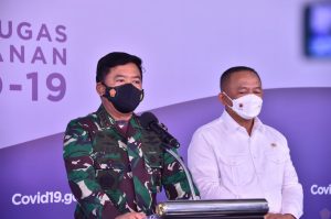 Panglima TNI Tinjau Pelatihan Tracer Digital Bagi Babinsa, Babinpotmar dan Babinpotdirga di BNPB