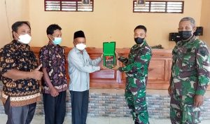 Sukses Laksanakan TMMD, Dandim 0420 Sarko Beri Penghargaan Kepada Kades Bukitberingin