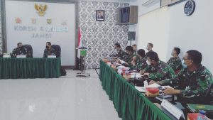 Korem 042/Gapu Gelar Bimtek Pembangunan Zona Integritas Menuju WBK/WBBM