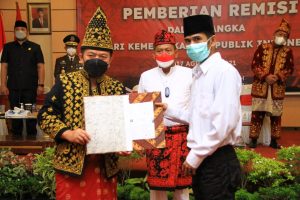 Sebanyak 2.649 WBP di Provinsi Jambi Mendapatkan Remisi Umum di Hari Kemerdekaan RI ke-76 Tahun 2021