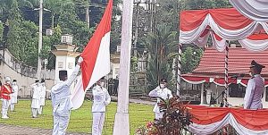 Upacara HUT ke-76 RI di Merangin Khidmat, Terapkan Prokes Ketat