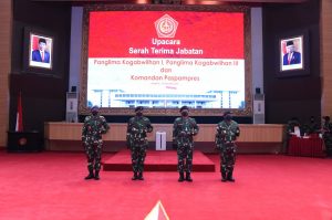 Panglima TNI Pimpin Sertijab Pangkogabwilhan I dan III serta Danpaspampres