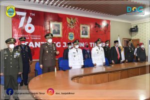 Detik-detik Proklamasi HUT RI Ke 76 Dihadiri Pemkab Tanjab Timur