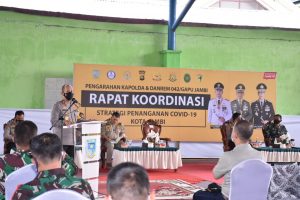 Kapolda Jambi Meminta Optimalkan Penerapan PPKM dan Prokes