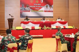 Panglima TNI Apresiasi Potensi Yang Dimiliki dan Penanganan Covid-19 di Kabupaten Merauke